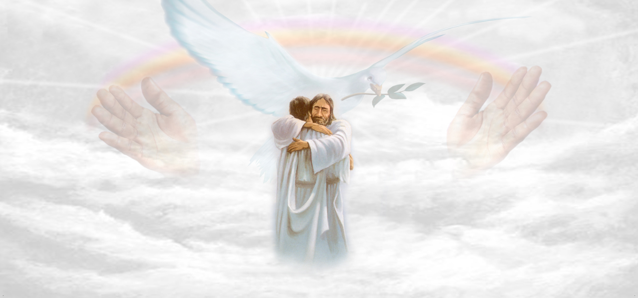 P 116 WT In Gods Arms Clouds White